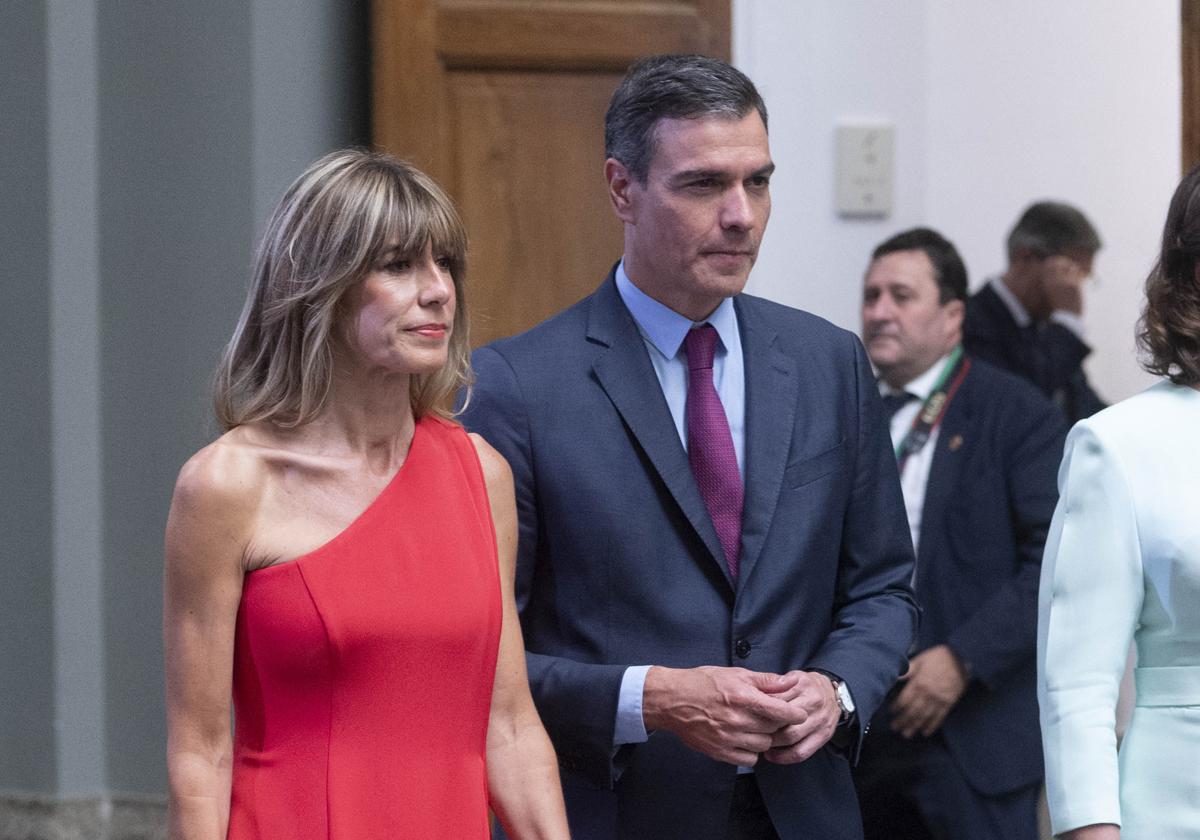 Pedro Sánchez y Begoña Gómez.