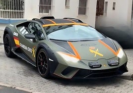 Así es el Lamborghini de la Guardia Civil que tiene su origen en Murcia