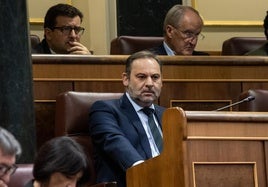 José Luis Ábalos en el Congreso