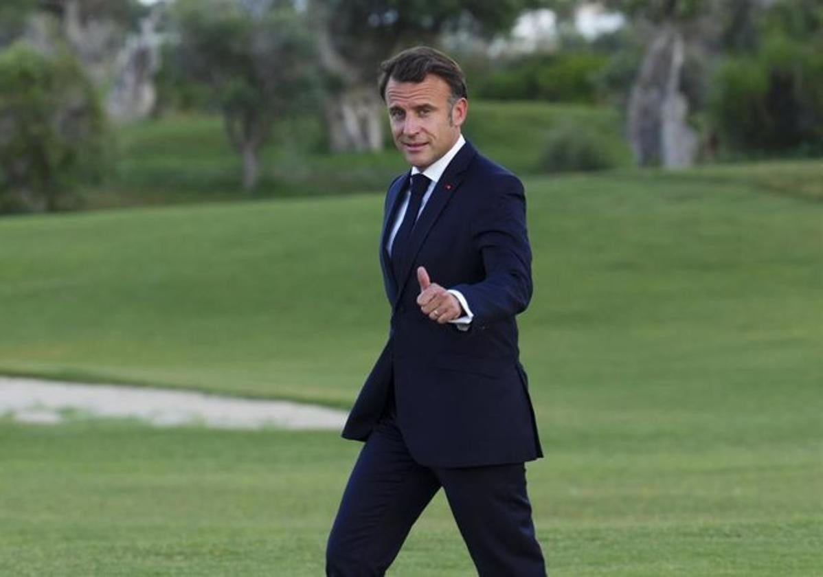 El presidente francés Emmanuel Macron.