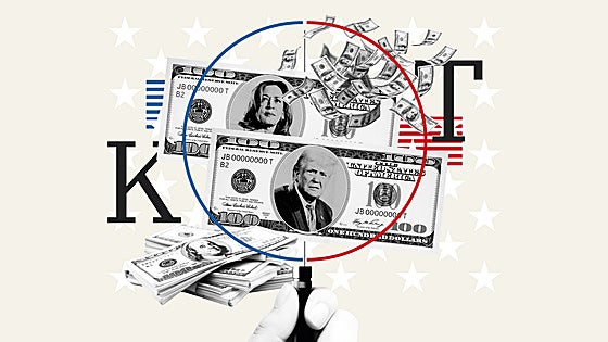Las delirantes cifras para financiar a Trump y Harris