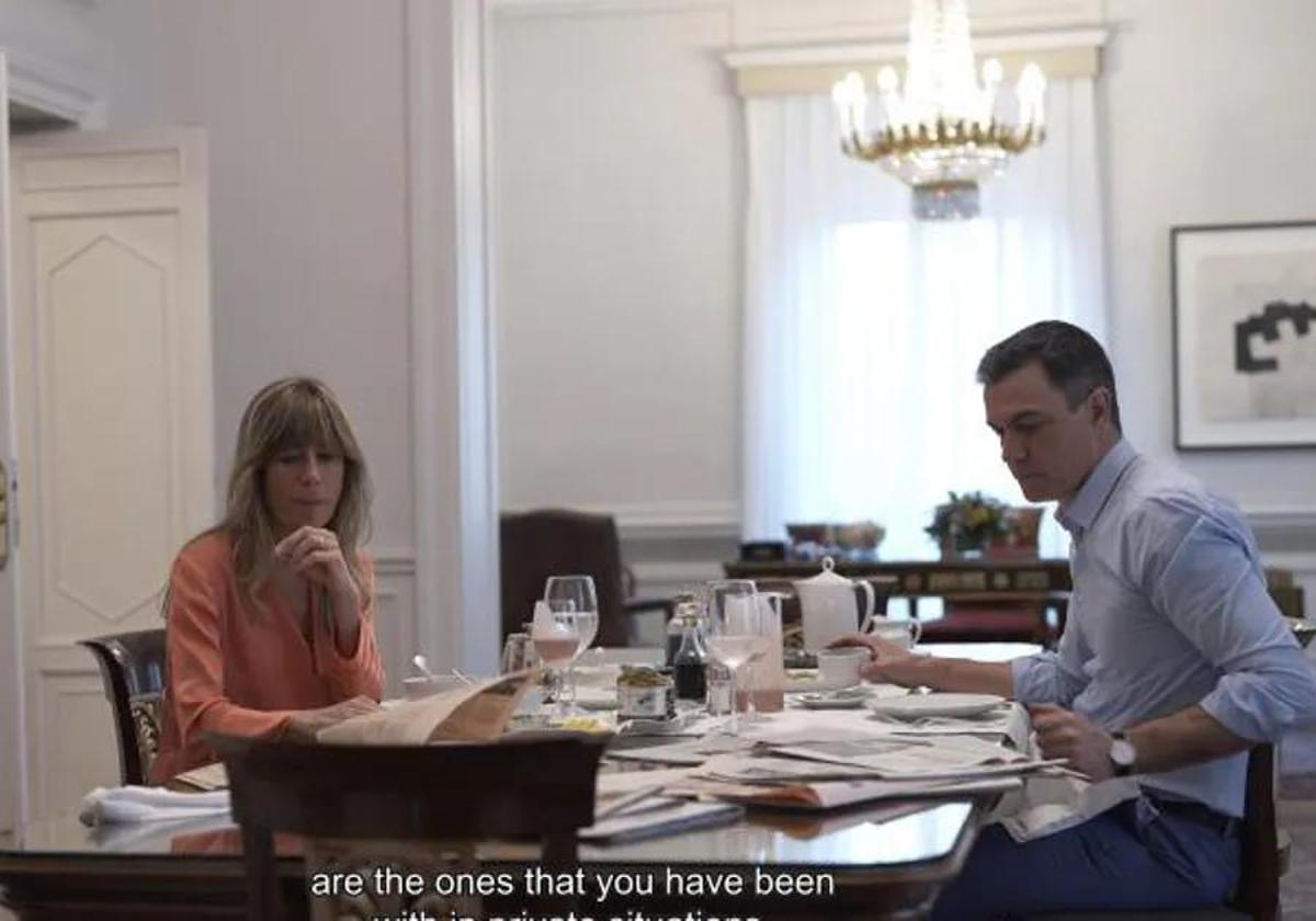 Fotograma del documental 'Las cuatro estaciones' sobre Pedro Sánchez.