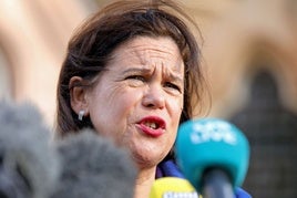 Mary Lou McDonald, presidenta del Sinn Féin.