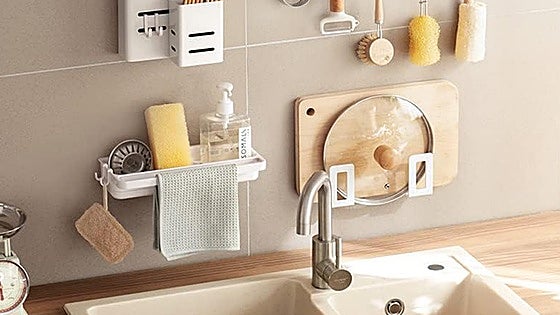 Organizadores de fregadero para optimizar el espacio en tu cocina