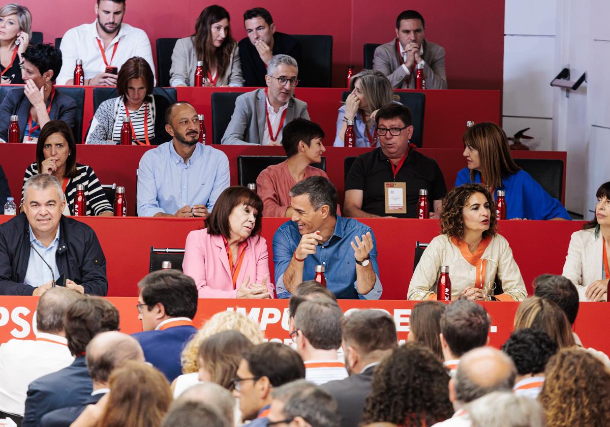 Reunión del Comité Federal del PSOE en Ferraz.