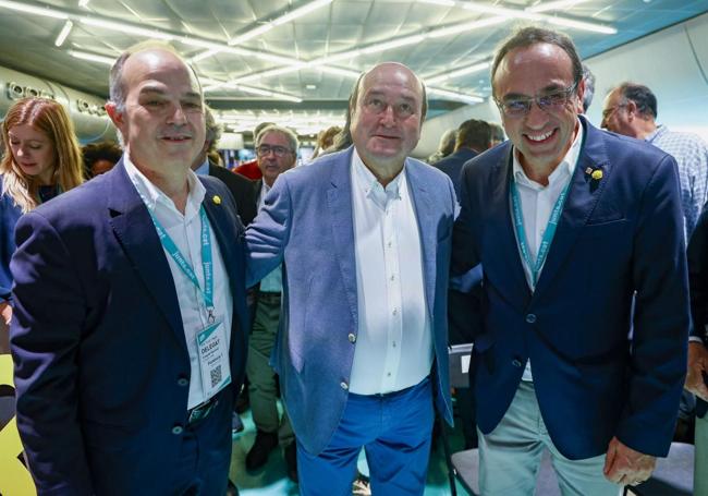 Jordi Turull, Andoni Orturzar y Josep Rull.