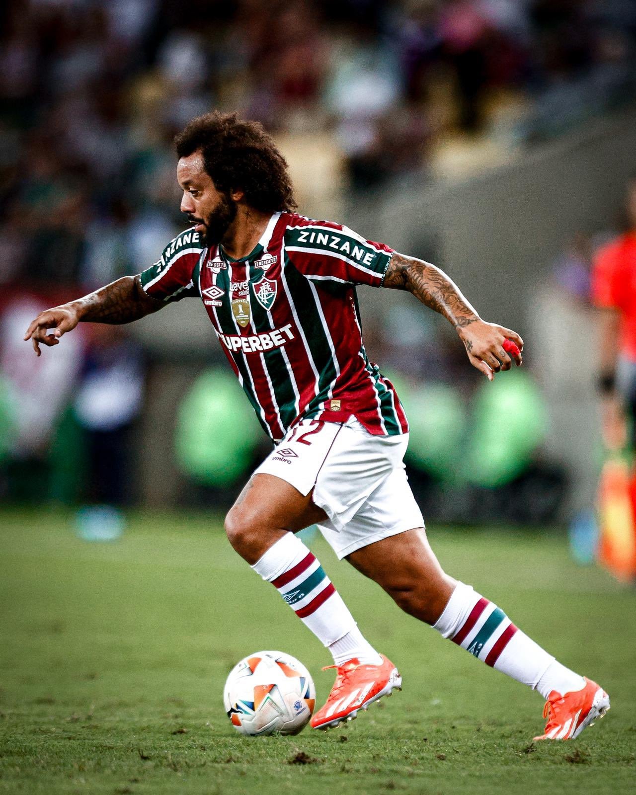 Marcelo, durante un partido con el Fluminense.