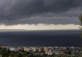 Tormenta en Mallorca este viernes.