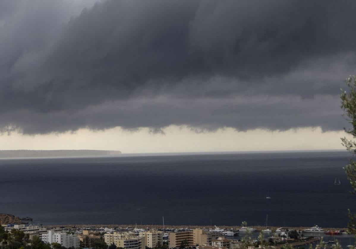 Tormenta en Mallorca este viernes.