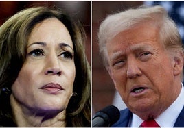 Kamala Harris y Donald Trump se miden el martes en las urnas.