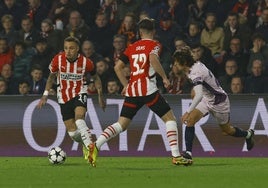 Así hemos narrado la goleada del PSV al Girona