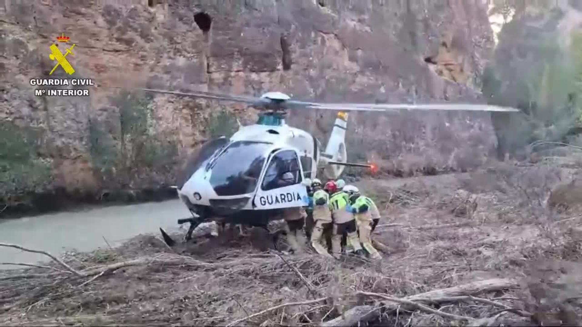 Recuperación del cuerpo de la última persona desaparecida en Letur