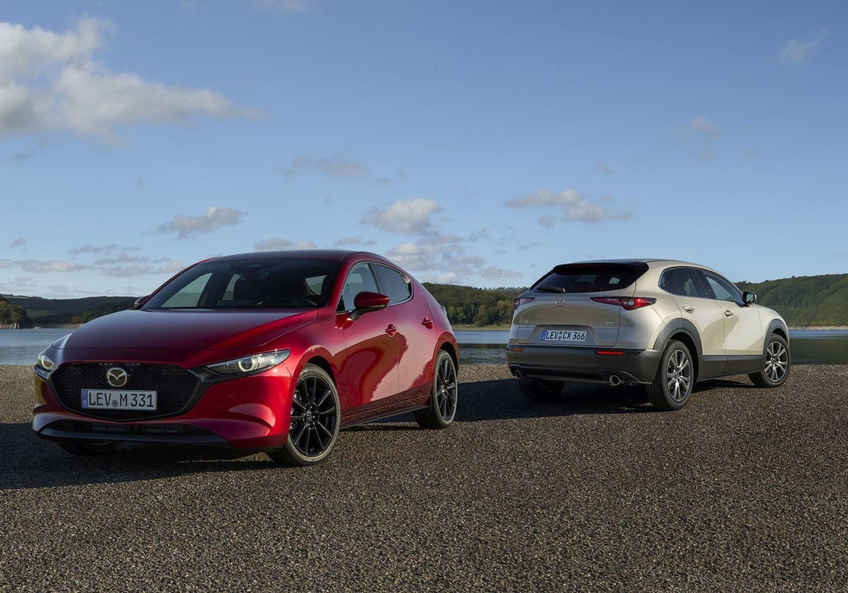 Mazda 3 y Mazda CX 30