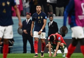 Kylian Mbappé, en el Mundial de Catar.