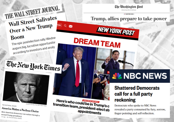 Así ven los medios estadounidenses el triunfo de Trump: «Dream Team»