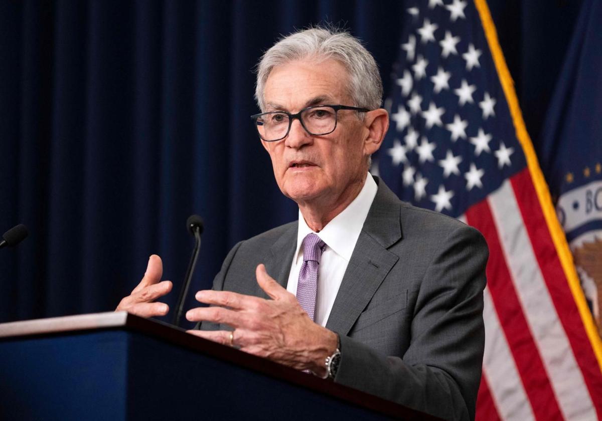 El presidente de la Reserva Federal (Fed), Jerome Powell.