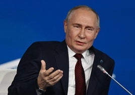 El presidente ruso, Vladímir Putin, este jueves en Sochi.