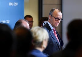 Friedrich Merz, candidato de la cristianodemócrata CDU, se perfila como el favorito para hacerse con la Cancillería federal.