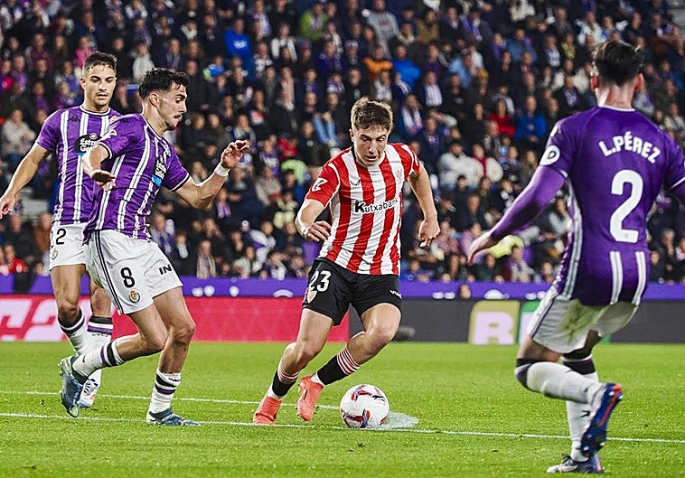 Guruzeta rescata un empate agónico para el Athletic en Valladolid