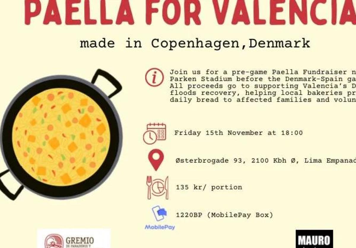 Paella por Valencia en Copenhague.