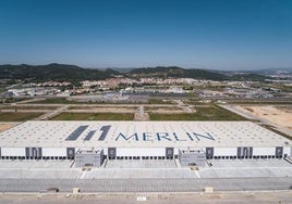 Plataforma logística propiedad de Merlin.