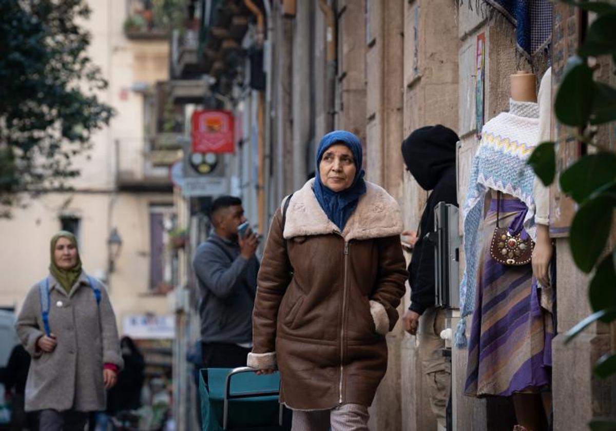 Imigrantes en Barcelona.