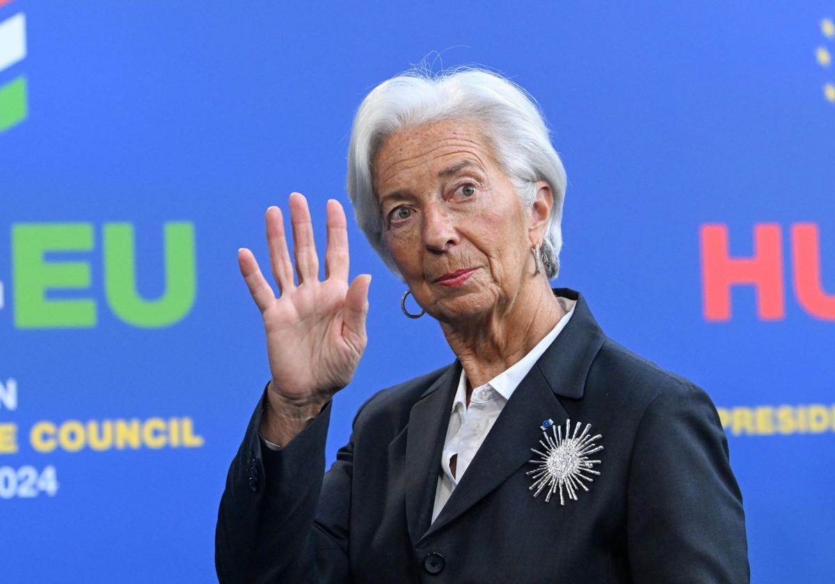 La presidenta del BCE, Christine Lagarde.