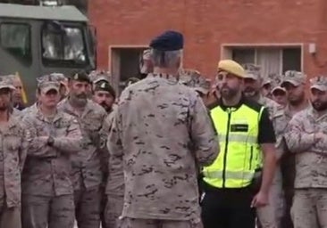 Militar y deportista, el héroe de la riada que habló con el Rey