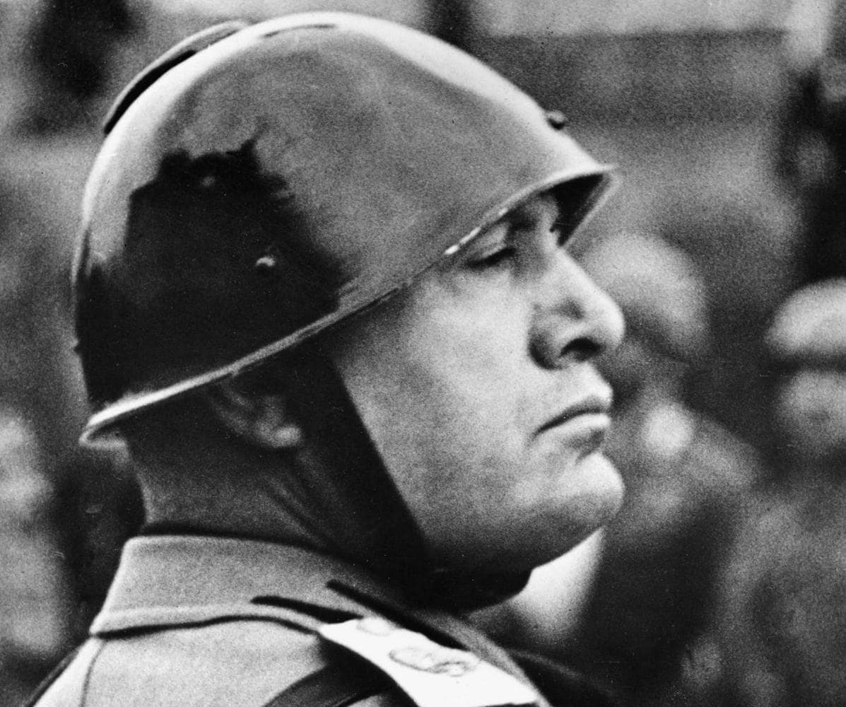 Benito Mussolini en una imagen de 1937.