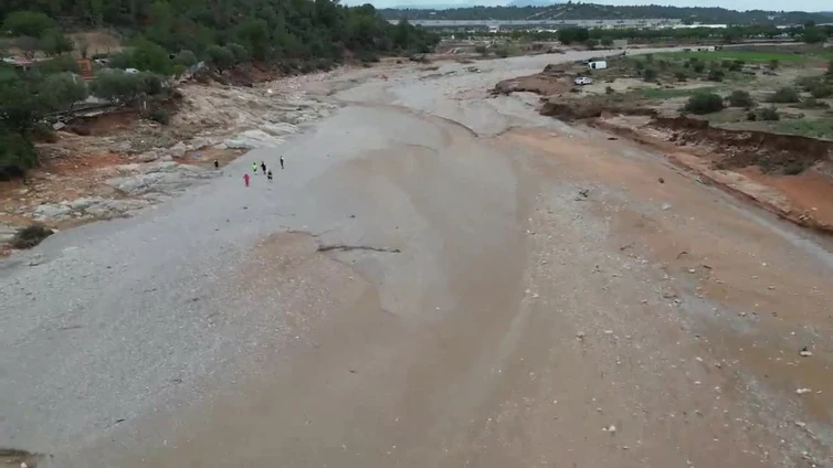 Así se ve desde el aire la batida de búsqueda de Elisabet Gil