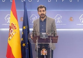 El diputado de Podemos Javier Sánchez Serna.