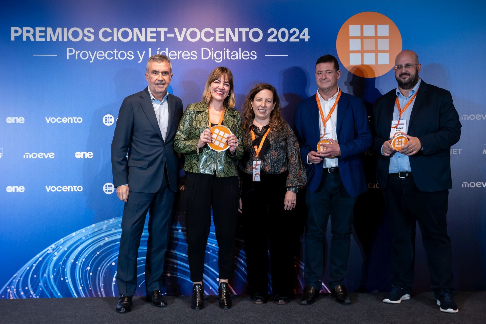 Finalistas y premiados de la cuarta edición de los Premios CIONET Vocento.