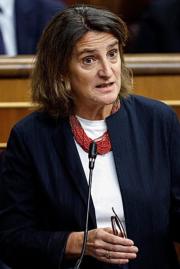 La vicepresidenta tercera Teresa Ribera.