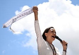 La líder opositora venezolana, María Corina Machado.