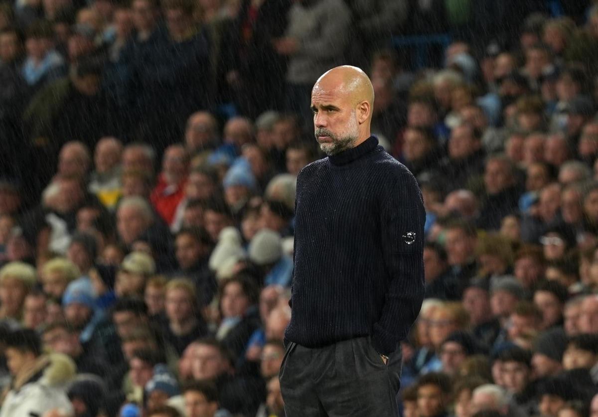 Pep Guardiola, tras caer en el Etihad Stadium ante el Tottenham.