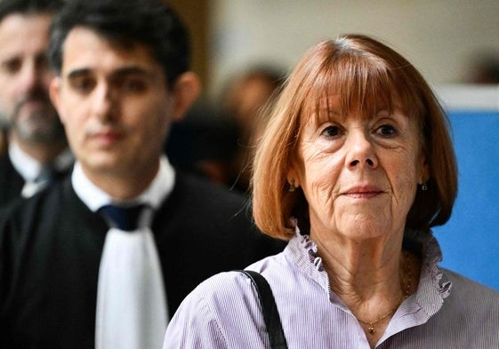 Gisèle Pelicot, hoy en el juicio.