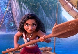 Vaiana, en un fotograma de la película.