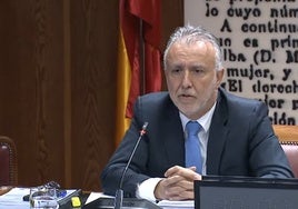 Ángel Víctor Torres en la comisión de investigación del Senado este jueves