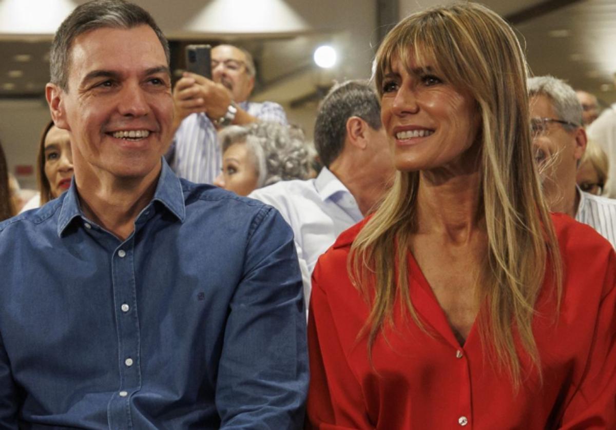 Pedro Sánchez y Begoña Gómez.