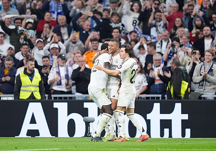 Los goles de Bellingham y Mbappé que dieron la victoria al Madrid ante el Getafe