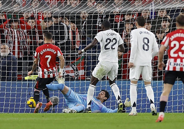 Los goles del Athletic al Real Madrid y el penalti fallado por Mbappé