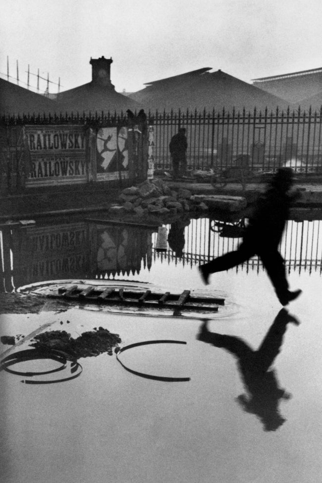 Detrás de la estación Saint-Lazare, plaza de Europa, París, Francia. 1932