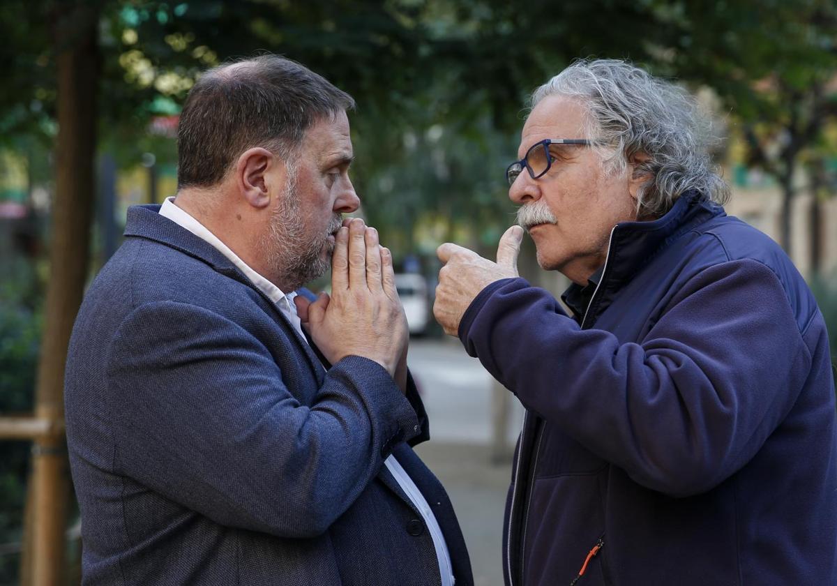 Oriol Junqueras y Joan Tardà.