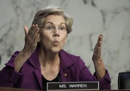 La senadora demócrata Elizabeth Warren.