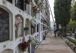 Un cementerio de Barcelona.