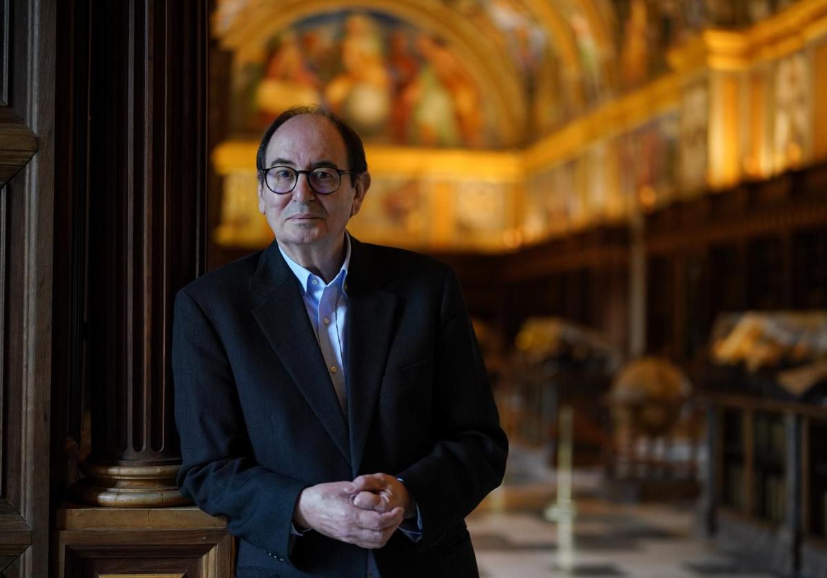 José Luis del Valle, director de la Real Biblioteca del Monasterio de El Escorial.