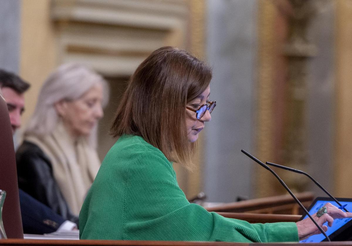 La presidenta del Congreso de los Diputados, Francina Armengol.