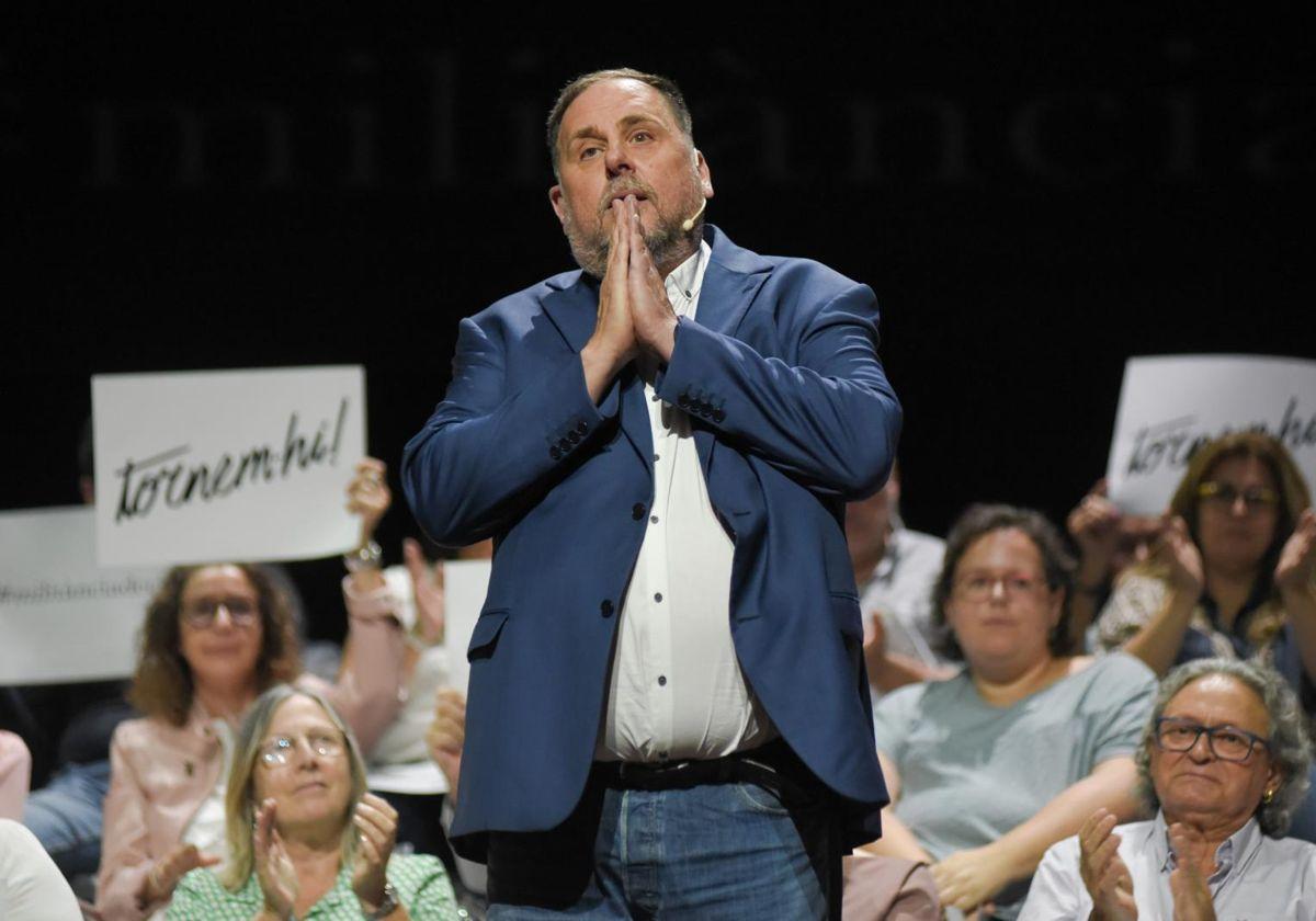 El presidente de ERC, Oriol Junqueras.