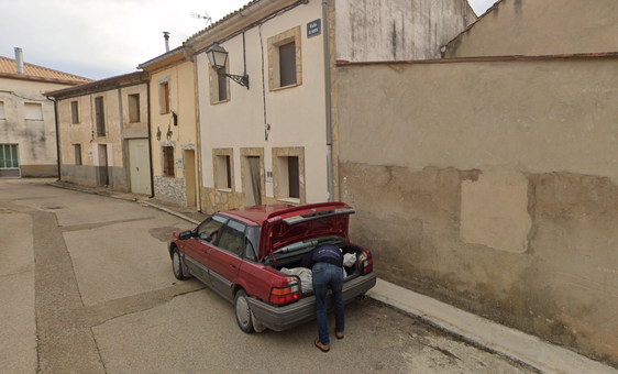 Imagen de la calle El Norte en un pueblo de Soria.