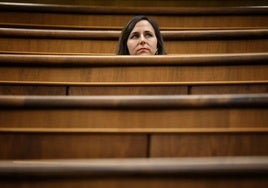 La secretaria general de Podemos, Ione Belarra, durante un pleno en el Congreso de los Diputados, a 19 de diciembre de 2024